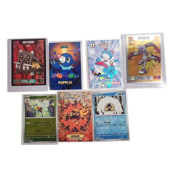 Pokemon TCG Lot Of 7 Cards Spanish, Japanese, Attacks 2, Halloween NM - Picture 1 of 9
